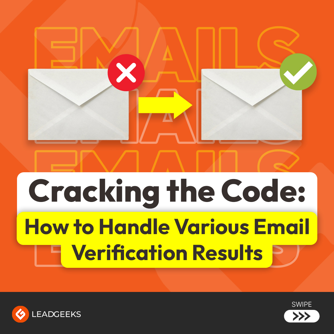 🚨Understanding how to navigate different email verification results is one of the keys to running a successful email campaign.

#emails #emailsuccess #emailmarketingcampaigns #leadsgeneration #emailcampaign