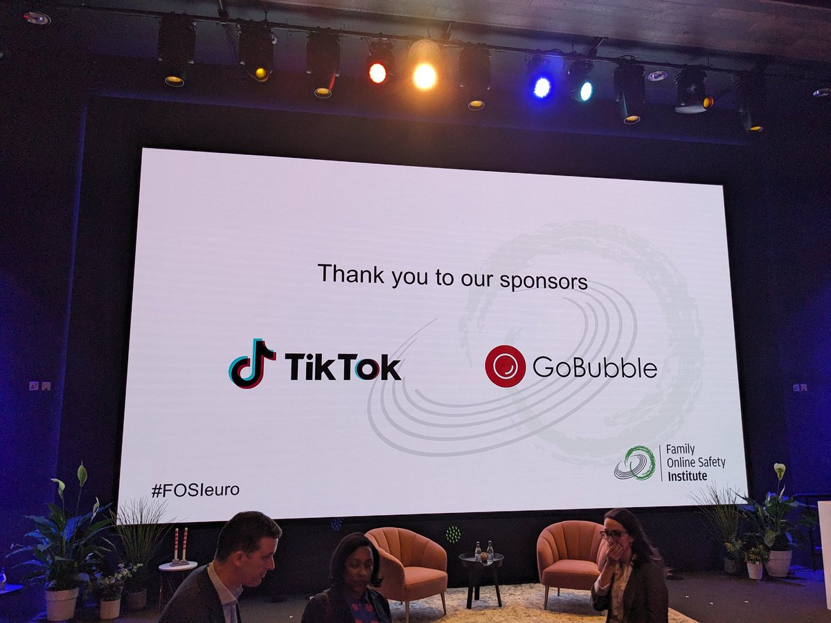 Great to see our <a href="/tiktok_uk/">TikTok UK</a> sponsorship of the <a href="/FOSI/">Family Online Safety Institute</a>
European conference and delighted to be here in Dublin to learn from colleagues and experts about the latest on online safety.
#fosieuro #onlinesafety