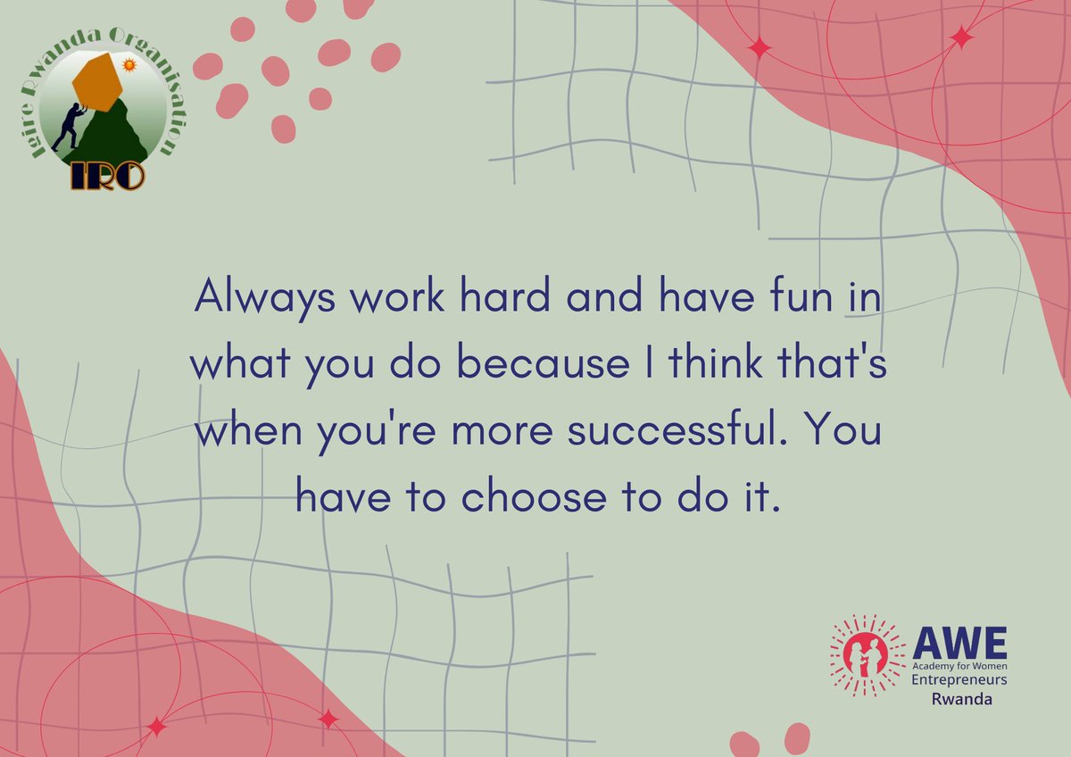 Success comes from dedication &amp; joy in your work! 
As #WomenEntrepreneurs, let's embrace the power of hard work &amp; fun in everything we do. By choosing to pursue our passions with enthusiasm, we unlock our full potential for #success. Keep striving &amp; let your passion lead the way