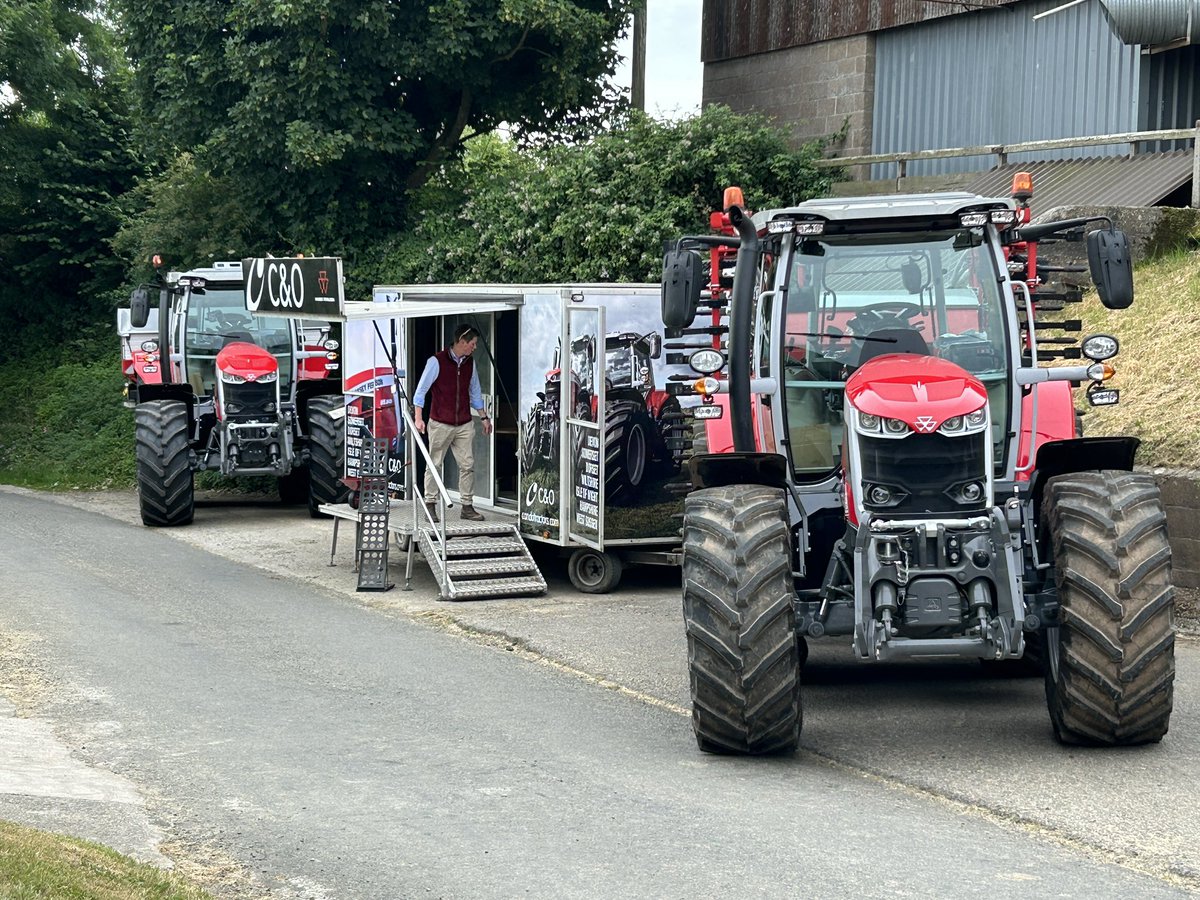 C &amp; O Tractors arrived at Somerset Trials site