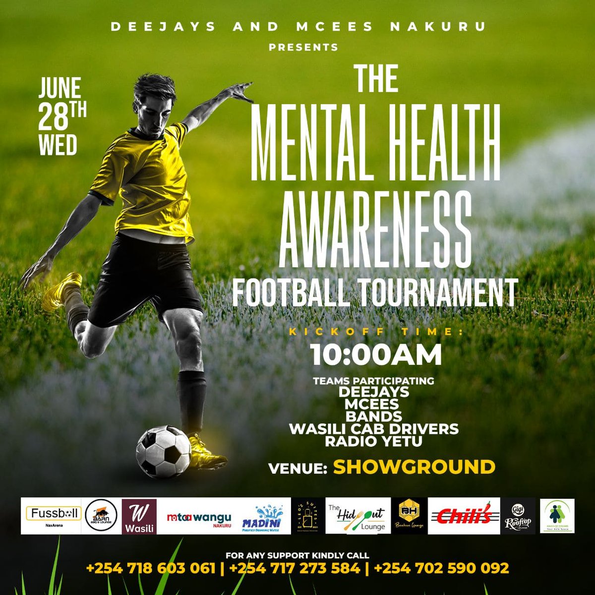 Join us tomorrow as we discuss Men's Mental Health Month
#sportsfordevelopment
#mentalhealth