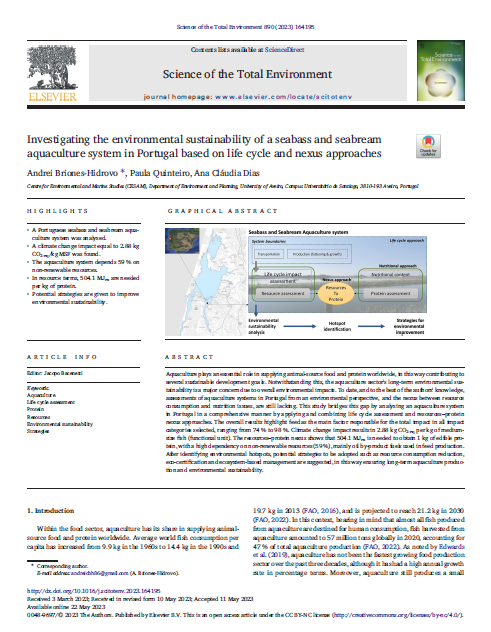 NEPTUNUS (@neptunusproject) on Twitter photo 🆕NEPTUNUS Project (<a href="/AtlanticArea/">Interreg Atlantic Area</a>) scientific publication
🐟"Investigating the environmental sustainability of a seabass and seabream aquaculture system in Portugal based on life cycle and nexus approaches"
➡️Check this and other contributions neptunus-project.eu/documents/scie… 🆕NEPTUNUS Project (<a href="/AtlanticArea/">Interreg Atlantic Area</a>) scientific publication
🐟"Investigating the environmental sustainability of a seabass and seabream aquaculture system in Portugal based on life cycle and nexus approaches"
➡️Check this and other contributions neptunus-project.eu/documents/scie…