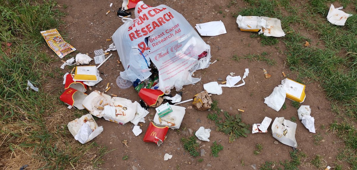 thecameramonkey's tweet photo. @McDonaldsUK Please send cleaning crew to Lower Grove Rd, Bristol BS16 2BS. Your customers have left a huge mess, as is often the case 🙄 https://t.co/OppaRy30hT