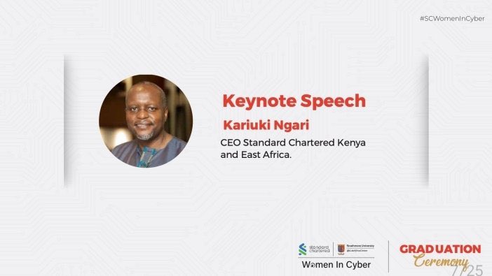 @iLabAfrica @StrathU Speaking on the impact of the #SCWomenInCyber program, our Chief Executive Officer @kariuki_ngari stated, “As technology continues to advance, acquiring skills in cybersecurity is crucial to safeguard oneself and organizations from malice.'