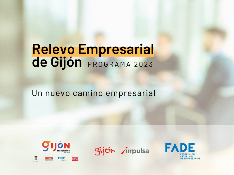 FADEAsturias's tweet photo. PROGRAMA 🟠
𝗥𝗲𝗹𝗲𝘃𝗼 𝗘𝗺𝗽𝗿𝗲𝘀𝗮𝗿𝗶𝗮𝗹 𝗱𝗲 𝗚𝗶𝗷𝗼́𝗻.
. #Estimula el espíritu empresarial.
. #Favorece la reactivación de negocios.
. #Facilita la transición entre el nuevo emprendedor y el empresario que cede su negocio.
Participa → https://t.co/PU0sZGbB0M https://t.co/kYha9NeNvj