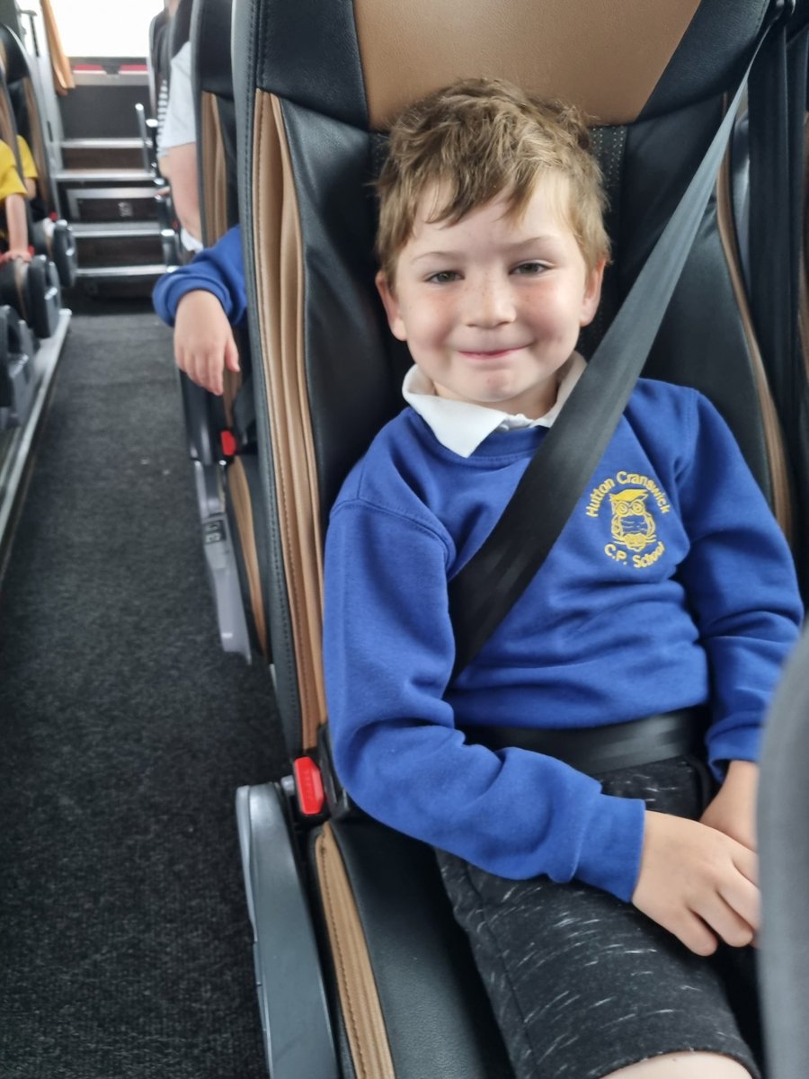 We are on our way. Lots of excited faces! <a href="/HuttonCran/">Hutton Cranswick</a>