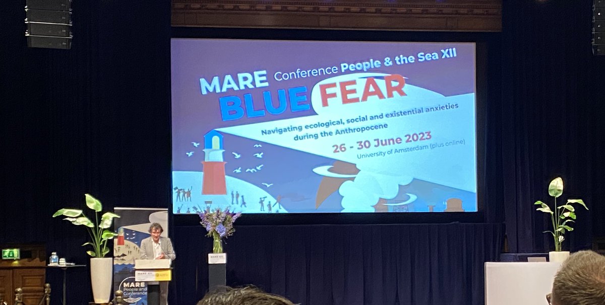 In Amsterdam with @bluegovernance for the #MARE2023. Several in our team will take stage and present current research 🐠