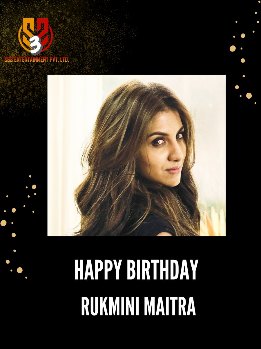 SS3 Entertainment wishes a very happy birthday to the Tolly Queen &Talented Actress @RukminiMaitra
#birthdaywish