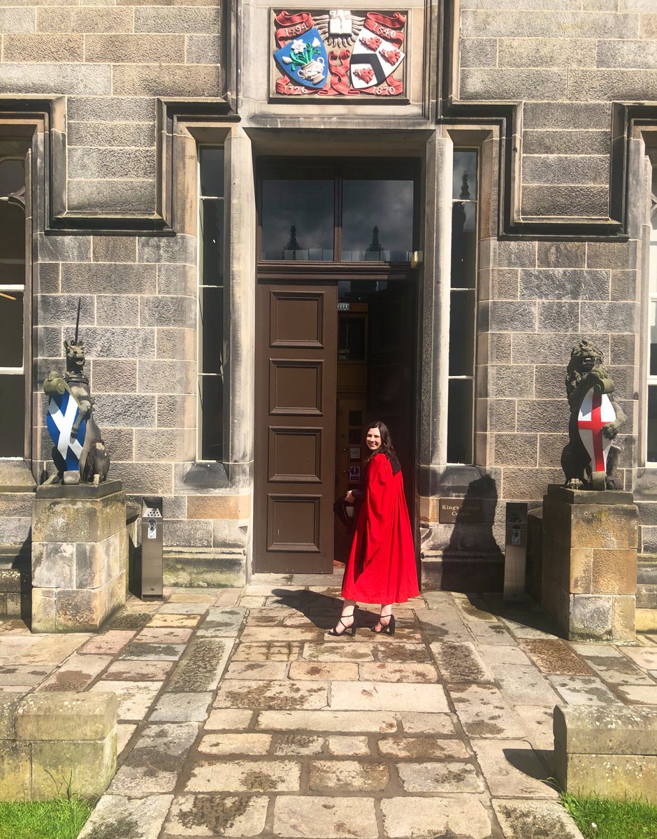 Amy_Lauren_'s tweet photo. Graduation is one of the few occasions I'll pose on command and demand multiple photos in many locations!! I'd wear a robe like this every day if I could! #bringbackcapes #phdgraduation https://t.co/WSvMvunGPF