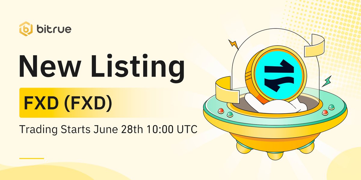 Bitrue on Twitter "🔥 New listing FXD is coming to Bitrue spot