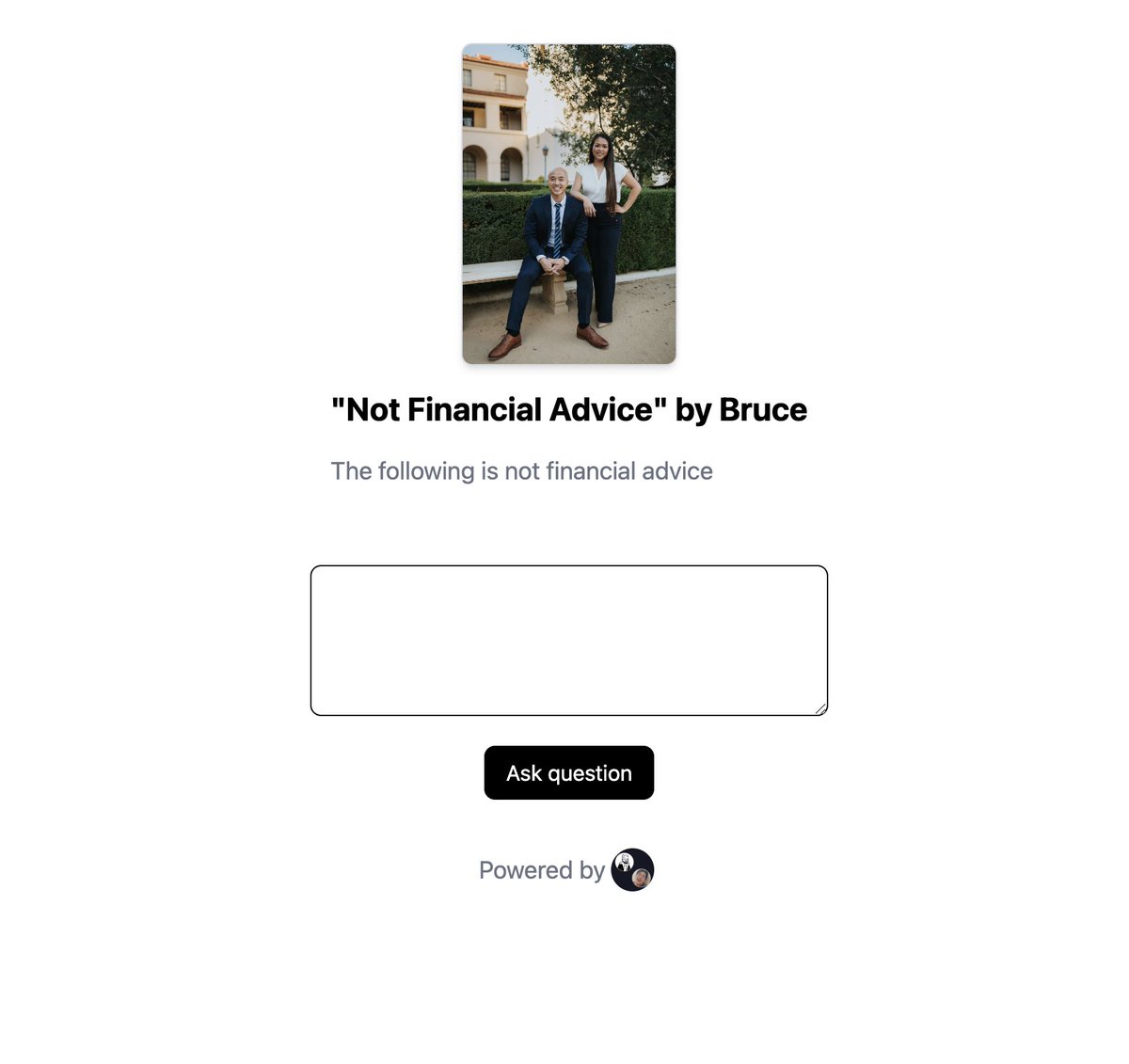 catsarecuter98's tweet photo. Inspired by Ask My Book by Sahil

Making this for one of our clients. The backend is 90% done, I just need data. What are your favorite stories online about making/saving your business money with clever accounting? I'll add them. https://t.co/Bw2enwNQxN