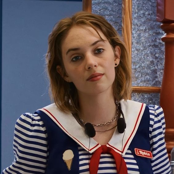 transtisticotd's tweet image. autistic trans character otd is robin buckley from stranger things! they are a girlflux lesbian who go by they/she pronouns! (canon lesbian, implied autistic, rest hc) submitted by anon thank u!!