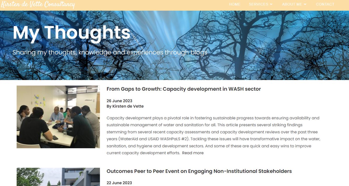 Sharing my findings from over past three years on #capacitydevelopment in #water #sanitation #hygiene sectors. impactfulfacilitation.org/from-gaps-to-g… Calling for immediate action on finding common terminology and setting the basis for establishing (WASH) capacity development principles.