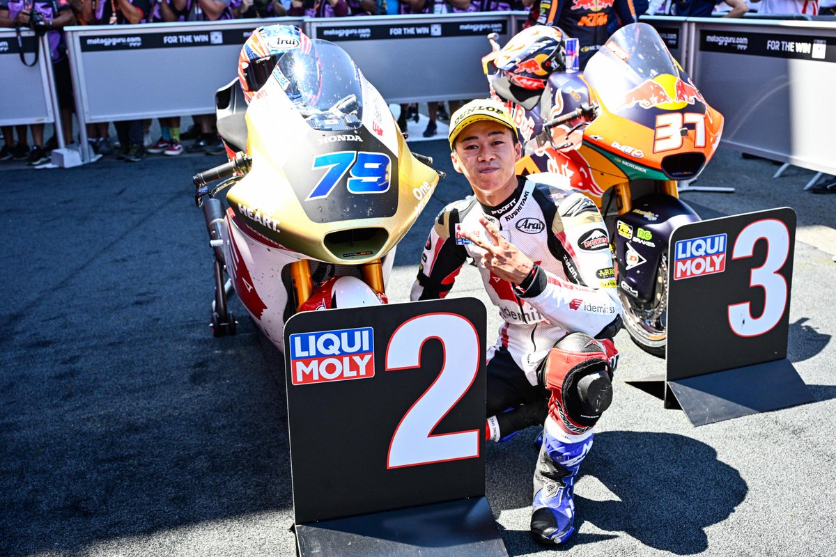 📈 #TransformationTuesday by @MotoGP intermediate class star and former #IATC rider @AiOgura79 🇯🇵

We're so happy to see you back on the podium of #DutchGP 🇳🇱

#MotoGP #Moto2 #RoadToMotoGP🏁