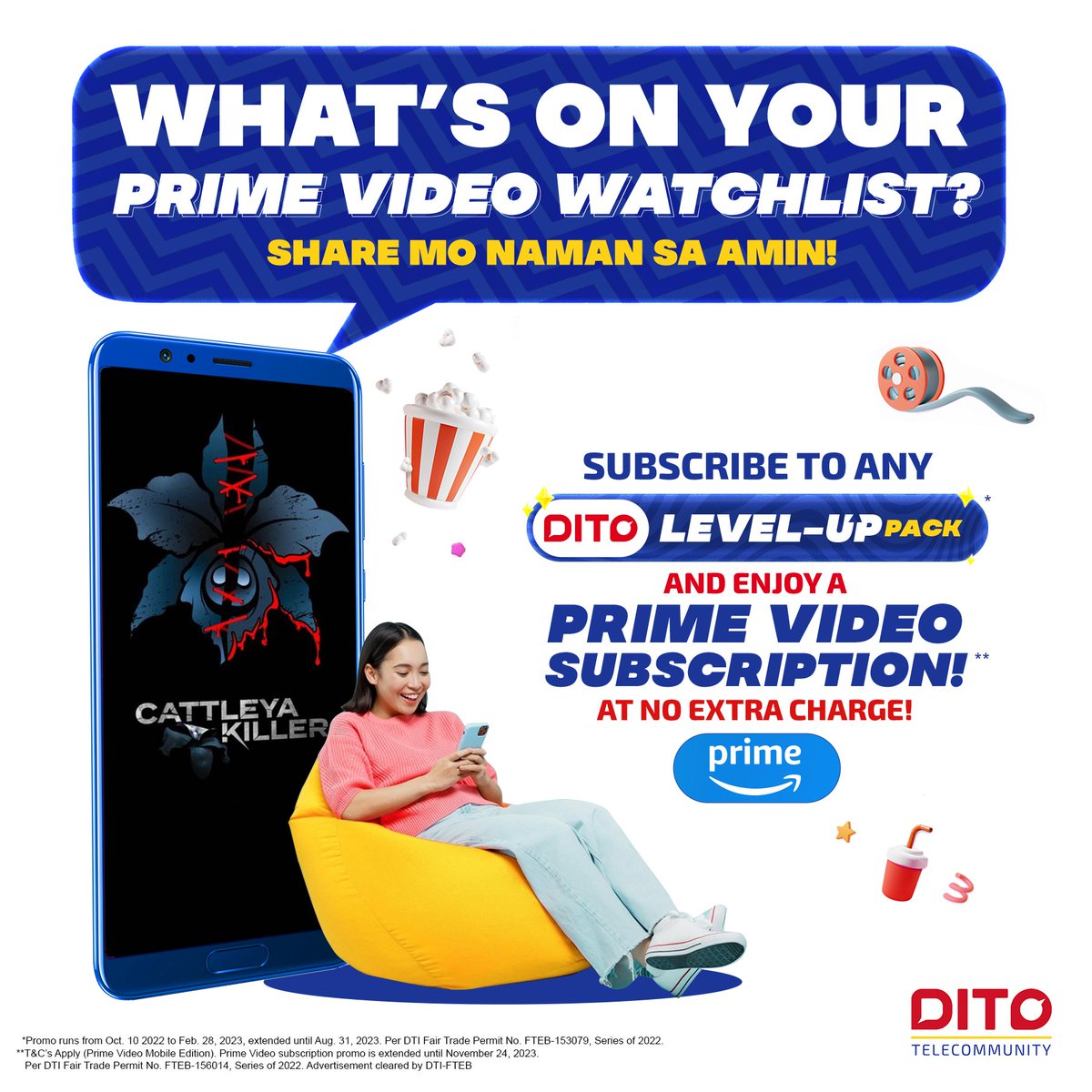 DITO on Twitter "Anong nasa bingewatchlist mo sa Prime