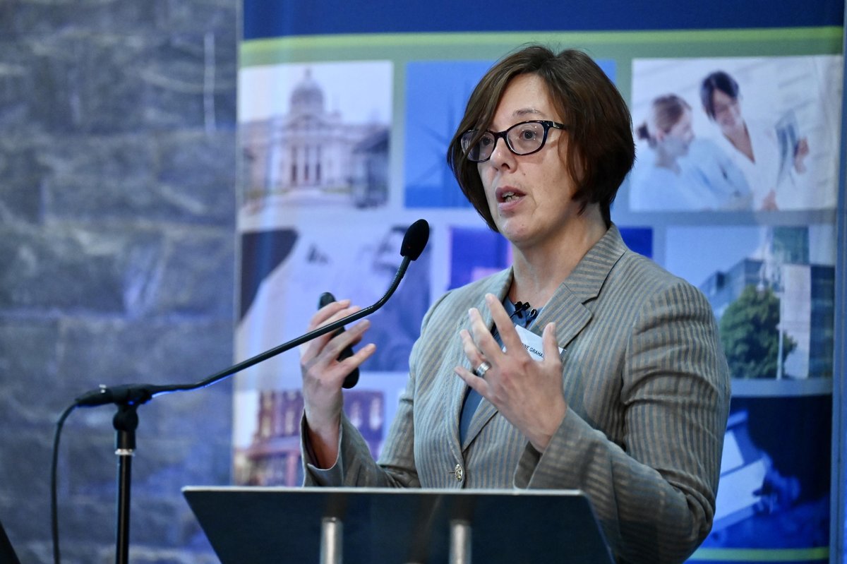 "We are hearing that Ireland is an outlier in terms of post-Covid recovery of public transport numbers and part of that is down to us continuing to invest in new services even during Covid and the reduction in fares," says Anne Graham of the NTA <a href="/TFIupdates/">Transport for Ireland</a> #TransportIreland