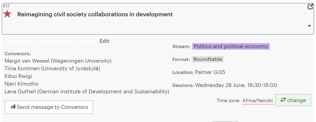 It's here! @devcomms #DSA2023 conference themed 'Crisis in the Anthropocene: rethinking connection and agency for development'. 

Excited to be part of a round table discussion on
'Reimagining civil society collaborations in development' Roundtable P17  nomadit.co.uk/conference/dsa…