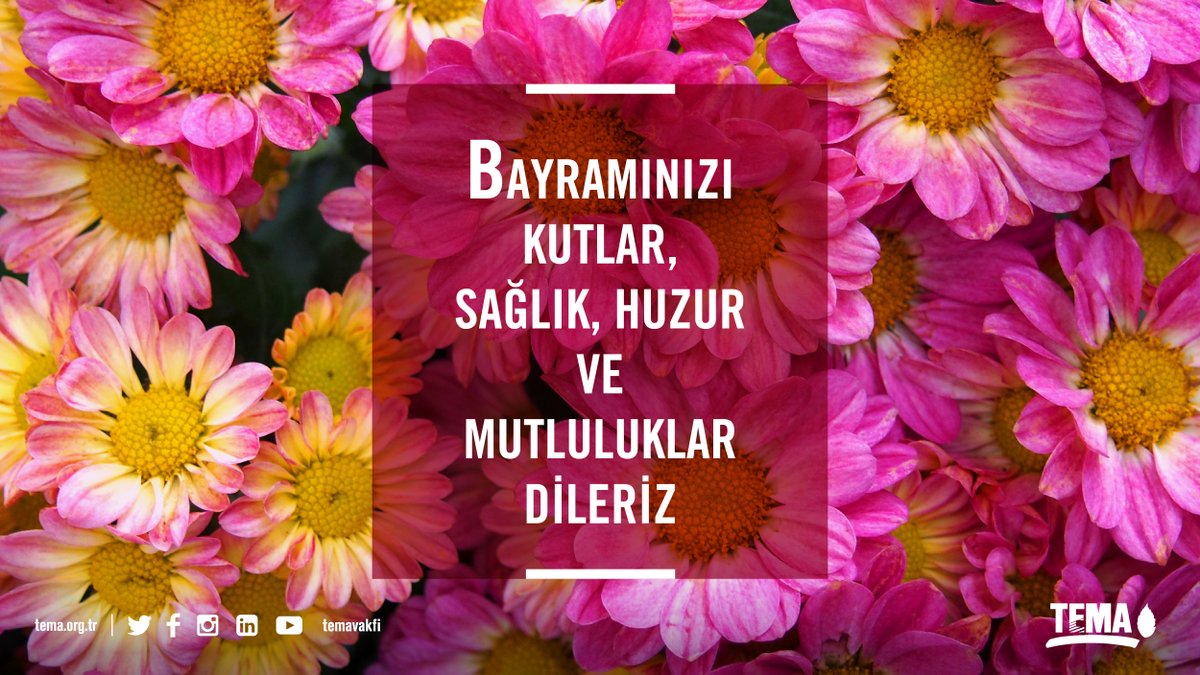 Bayramınızı kutlar, sağlık, huzur ve mutluluklar dileriz 🙏