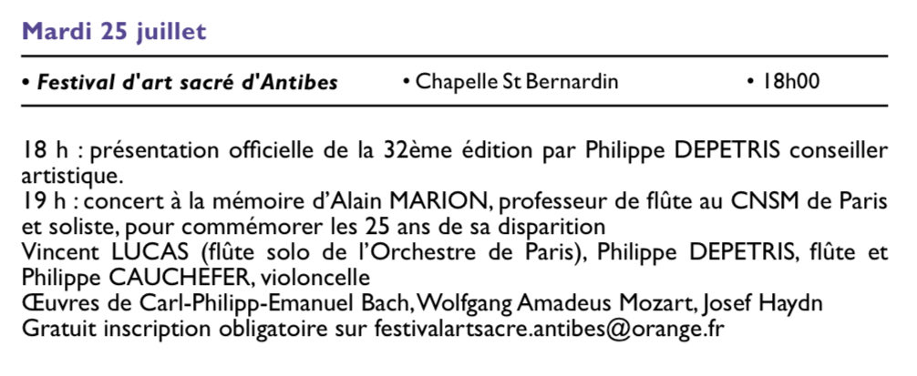 Philippe DEPETRIS (@philippeflute) on Twitter photo 