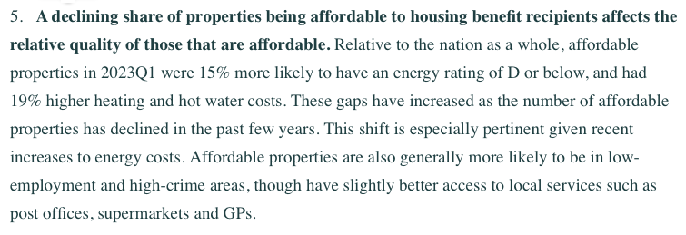 Even if you can find one of the 5% of advertised private rentals that are affordable within LHA rates (@TheIFS analysis today), you'll be paying 19% more for your heating and hot water ifs.org.uk/publications/h…