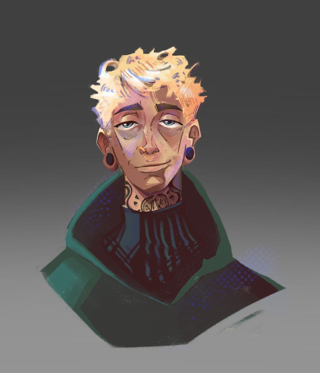 Silly little SpiderVers style study with one of my character 🕷️🕸️