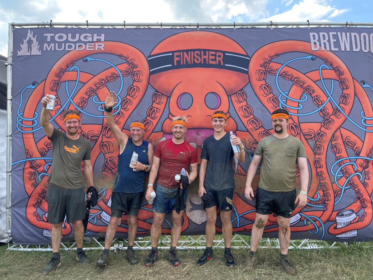 Congratulations to the 5 <a href="/BGB/">M A</a> team members who ran 15KM on Sunday to raise money for the BHIVE community charity via the <a href="/ToughMudder/">Tough Mudder</a> event. Read more here: bgbinnovation.com/knowledge/news… 

#toughmudder #bgb #charityfundraising