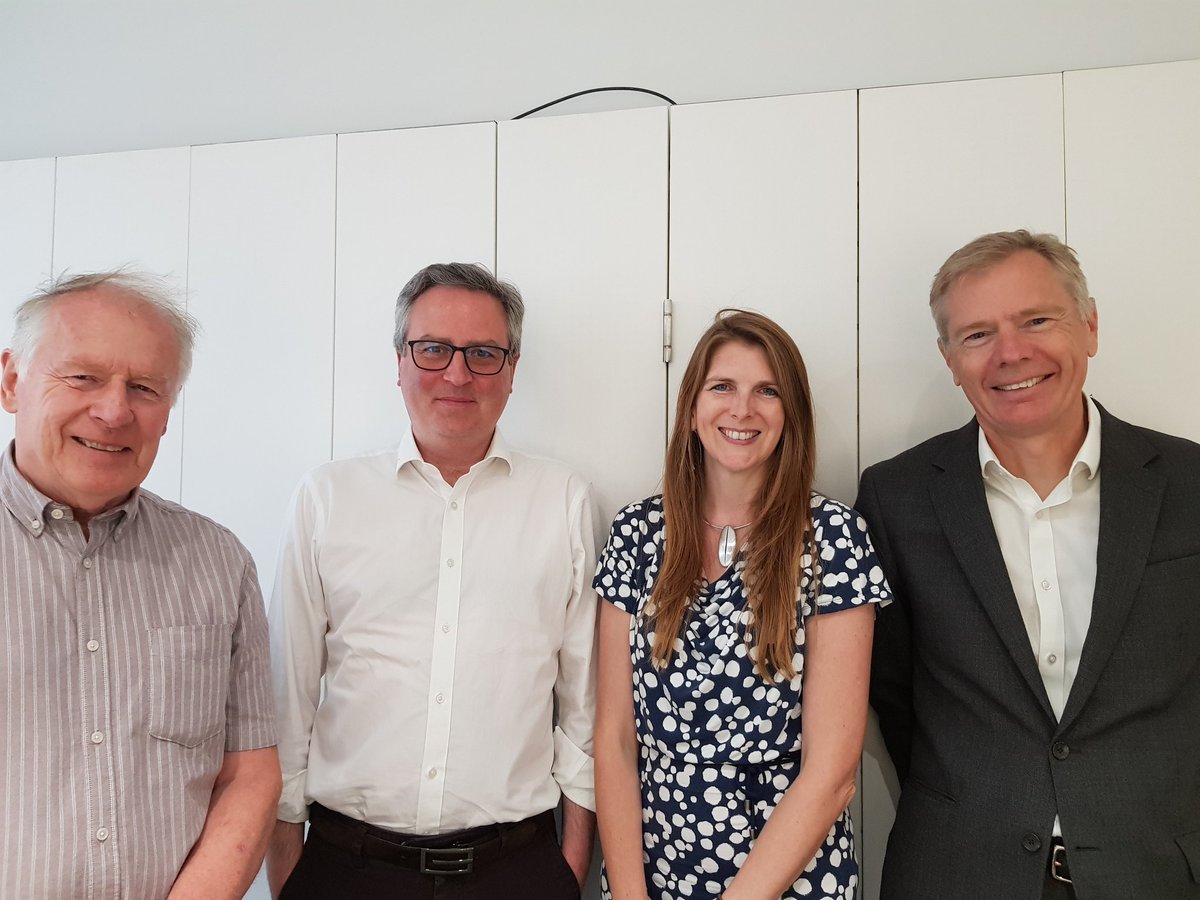 With fellow former High Commissioners to Kenya at <a href="/ChathamHouse/">Chatham House</a> yesterday: Sir Edward Clay, @NicHaileyAlert and <a href="/RobMacaire/">Rob Macaire</a>. Reunited with fond memories of this amazing country.