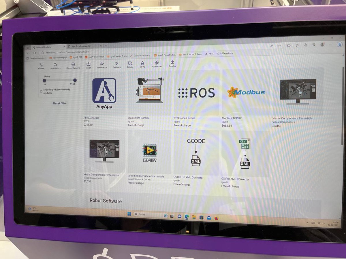 hwacceleration's tweet image. #Robot marketplace. #ROS-integration. Looking good.
@automaticafair  #automatica #automatica23 #Munich #robotics