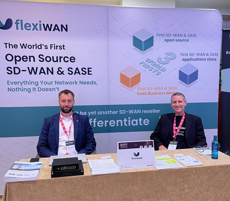 Visit our booth at @CC_GCCM to learn more about flexiWAN! #SDWAN #SASE #opensource
