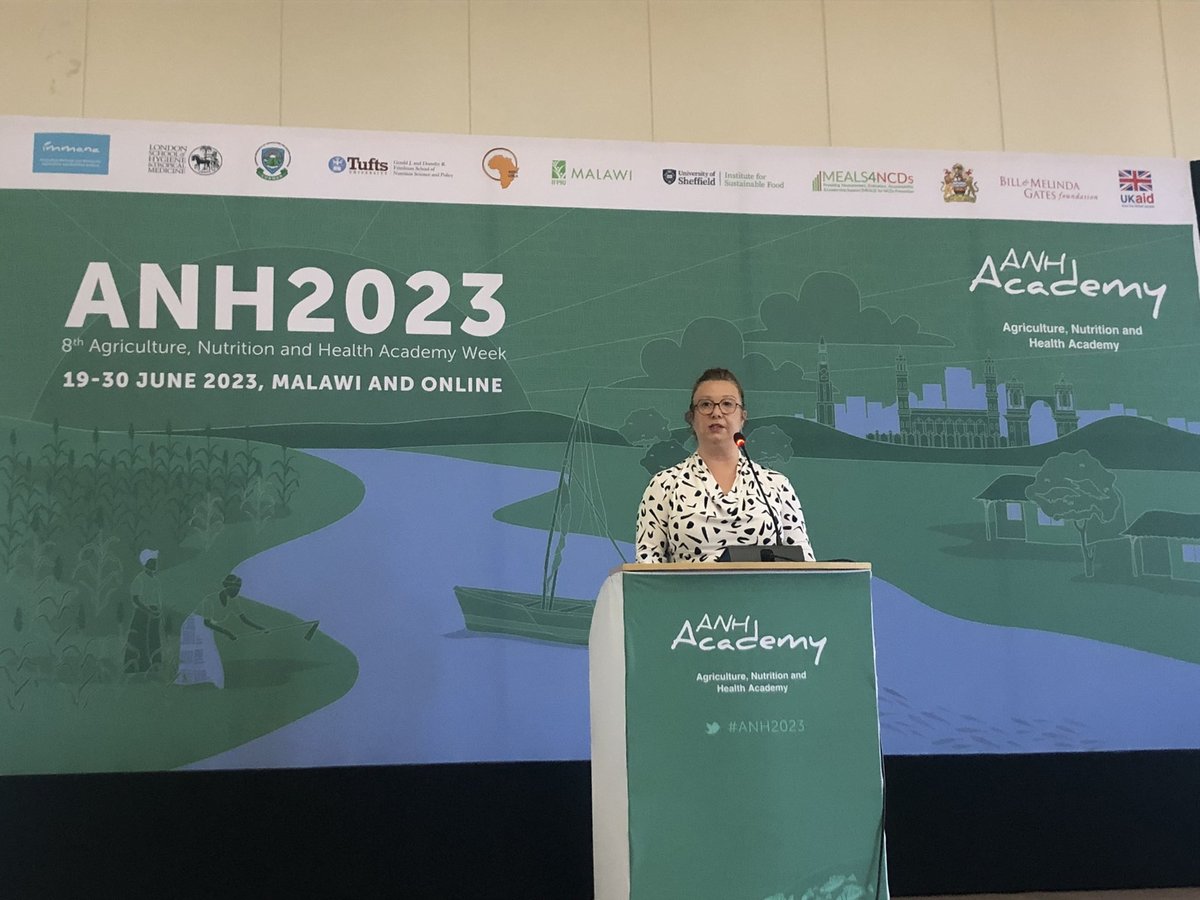 Her Excellency Ms Fiona Ritchie @floneritchle, British High Commissioner to Malawi presenting a solidarity message to the people of Malawi in the aftermath of #CycloneFreddy at #ANH2023