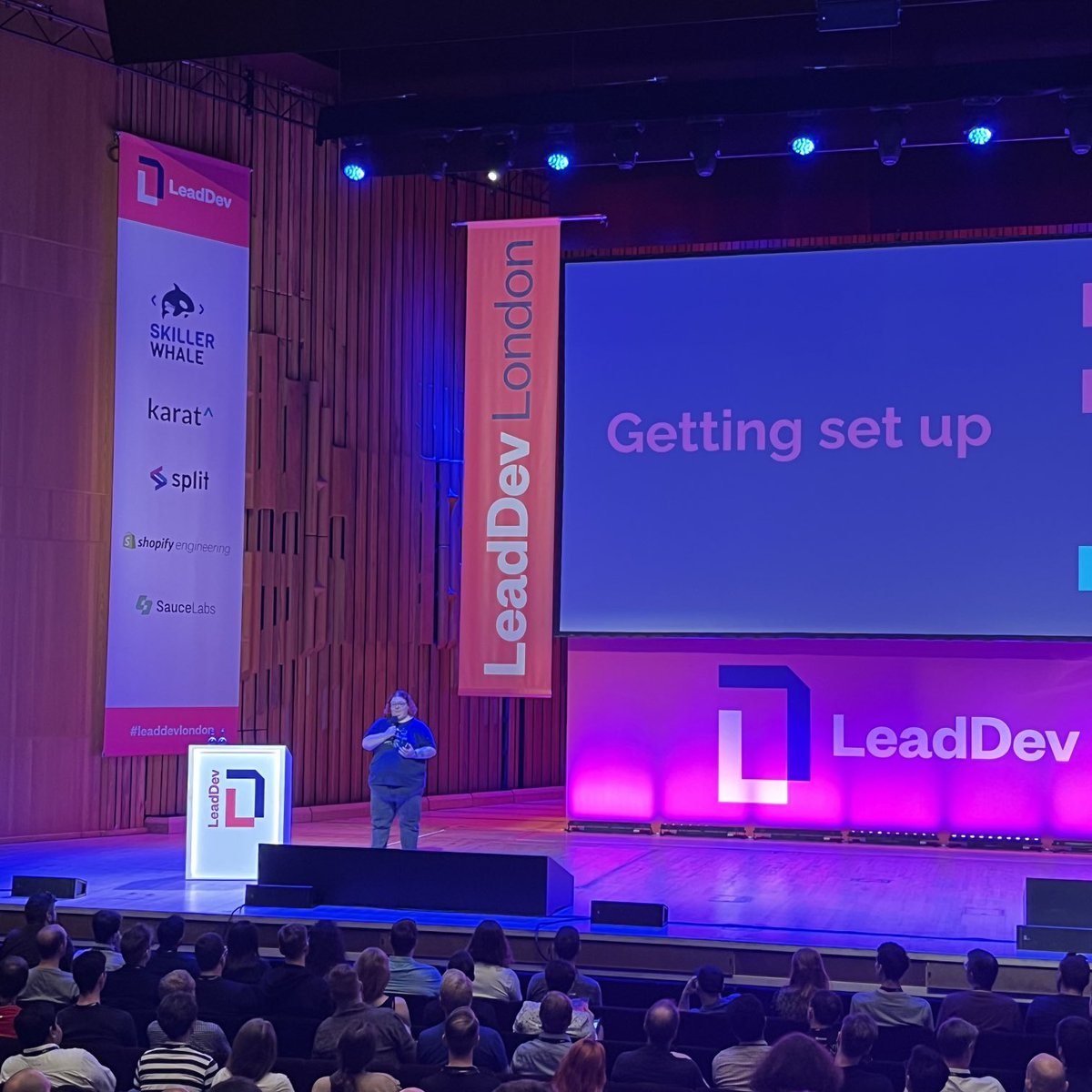 naojoe's tweet photo. Let’s gooooo!! #LeadDevLondon https://t.co/Q19gomDv07
