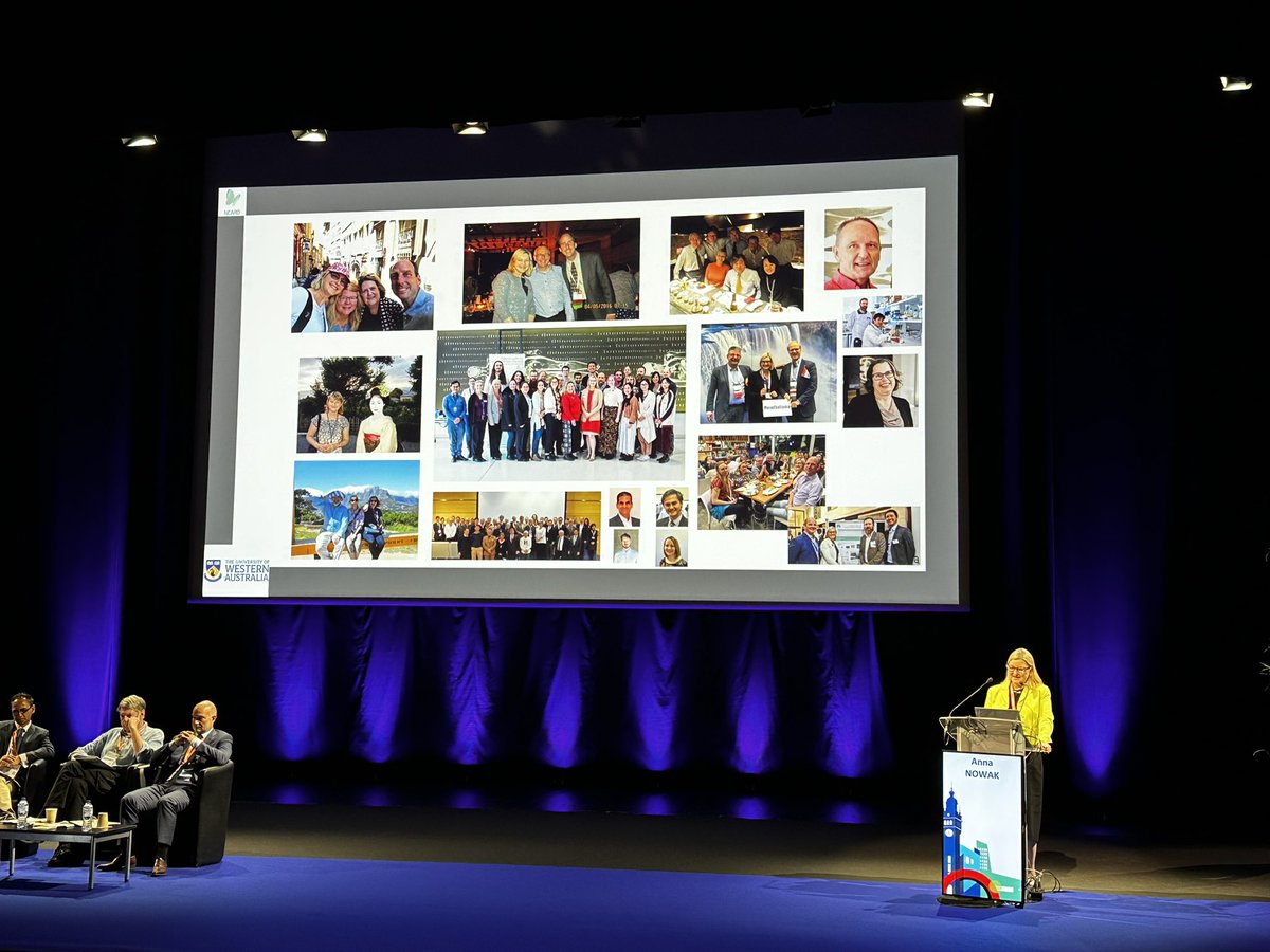 Professor Anna Nowak (@perth_meso_dr) reflecting on how the iMig Young Investigator Award, which she received in 2002, shaped her inspiring, successful career serving the mesothelioma research and patient communities @imig2023 #IMIG2023