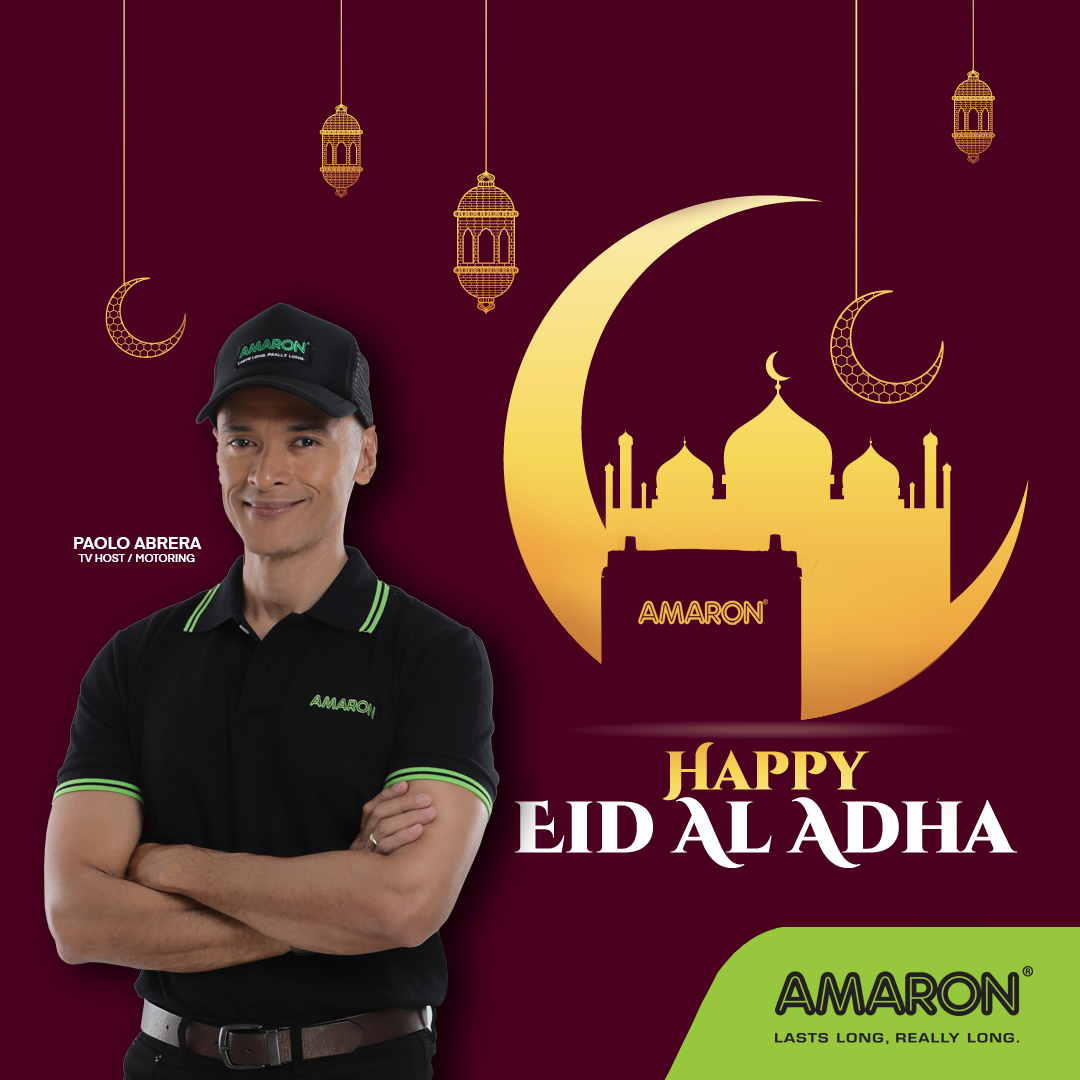 Wishes You on this special occasion of Eid Al-Adha. May this day bring happiness and harmony to our society. 🩷
#AmaronBattery #ReliablePower #AmaronBattery #allnewamaron #ReallyLong #lastlong #Amaronph  #PaoloAbrera #EidMubarak #EidAlAdha2023 #EidAlAdhaMubarak #EidDay #HappyEid