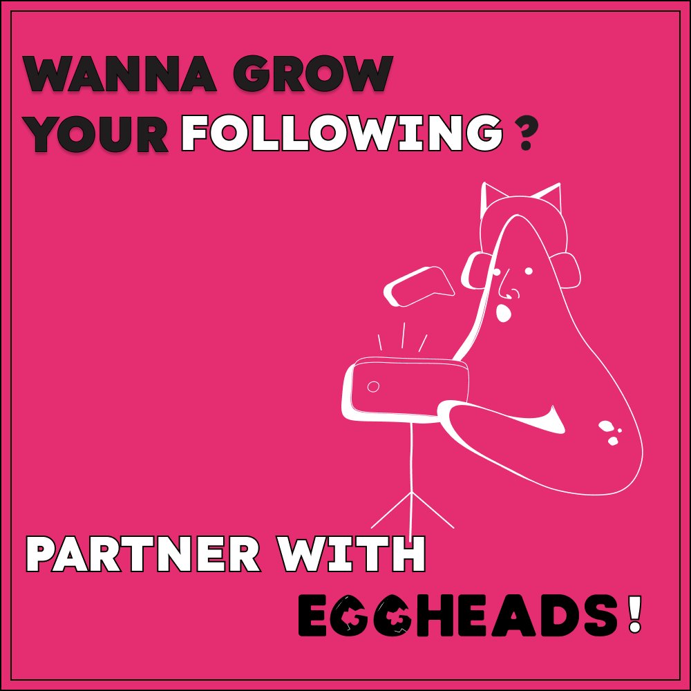 We're looking for influencers to partner with us! 
DM us if you're down to grow your audience and your engagement!