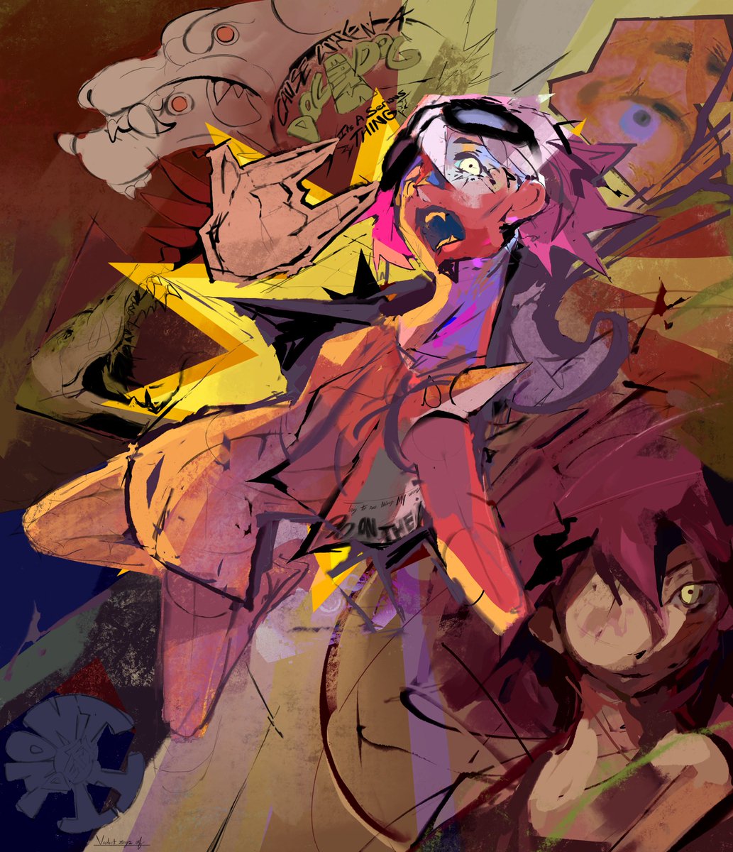 𝑯𝑨𝑹𝑼𝑯𝑨𝑹𝑨 𝑯𝑨𝑹𝑼𝑲𝑶
unfinished! I won’t finish this one
#FLCL