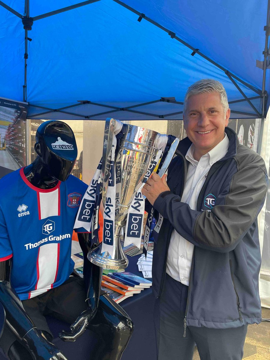 Thomas Graham & Sons (@thomasgrahams) on Twitter photo Wouldnโt be us if we didnโt have one more surprise for you! ๐
For today only until 3pm, come and lift the trophy yourself at our Industrial Day event at Carlisle branch ๐
<a href="/officialcufc/">Carlisle United</a> Wouldnโt be us if we didnโt have one more surprise for you! ๐
For today only until 3pm, come and lift the trophy yourself at our Industrial Day event at Carlisle branch ๐
<a href="/officialcufc/">Carlisle United</a>