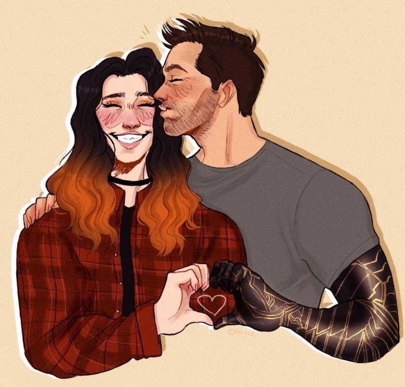 here I go exposing my marvel faves; 
my art commissions of me and mister bucky barnes I love him very dearly

˚ʚ♡ɞ˚

these were done by the amazing ellarie.png !

#BuckyBarnes #Bucky #WinterSoldier #Marvel