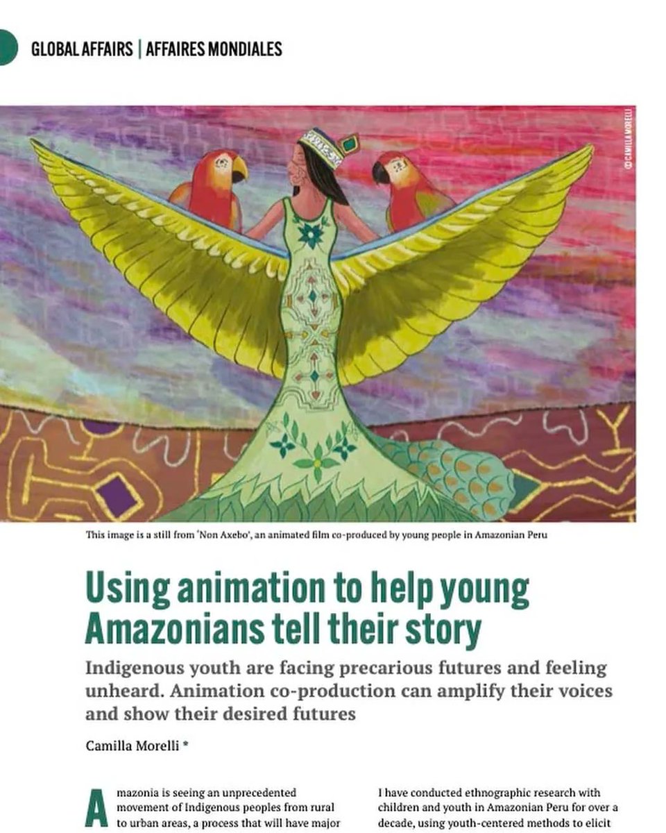 _WavesOfChange_'s tweet photo. "Using animation to help young Amazonians tell their story"

Check out this article by @anthrocami published on @untoday_magazine of the United Nations at Geneva.
https://t.co/duv5Pmurbf

art @linaresgarciadarwin
animation @sophiemakesbooks
@thebritishacademy
@universityofbristol https://t.co/p8ERVXhA2Q