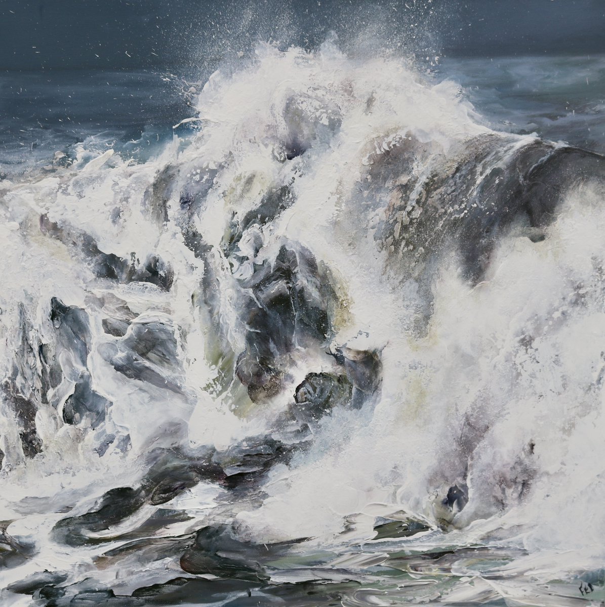 cardiffandvale.art/2023/06/22/coa… @CavuhbArts Currently showing some coastal inspired pieces with the HeARTh Gallery, Llandough Hospital. The group exhibition explores the healing benefits of wild swimming and a selection of imagery that captures connections with the sea.