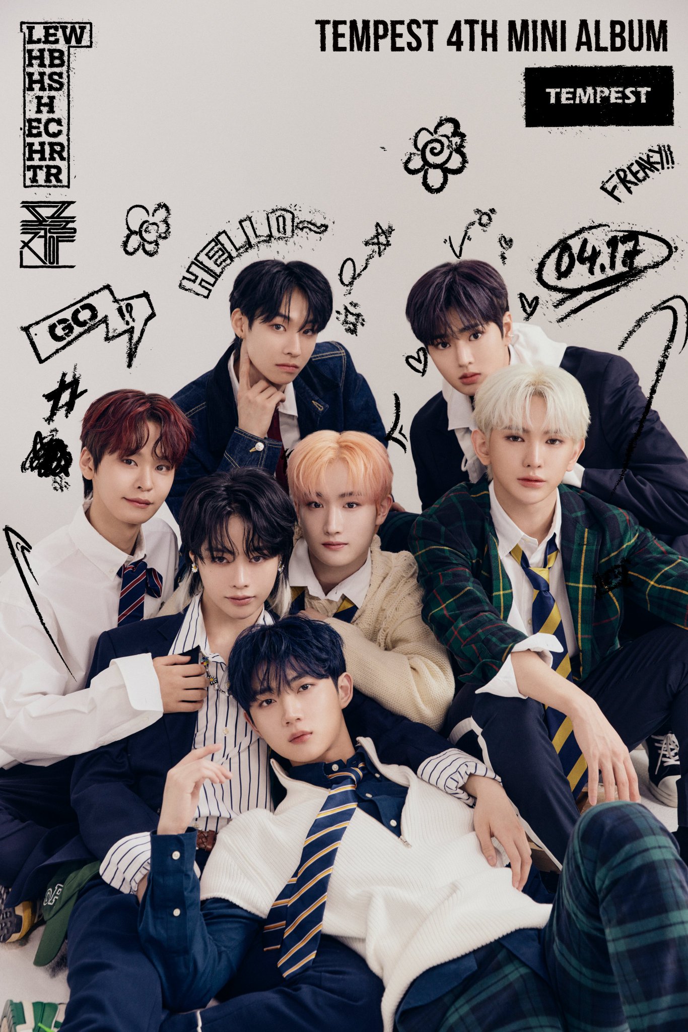 Tempest Promotional Poster テンペスト　ポスター　販促 Amazon.co.jp: HANBIN ハンビン TEMPEST テンペスト Before The