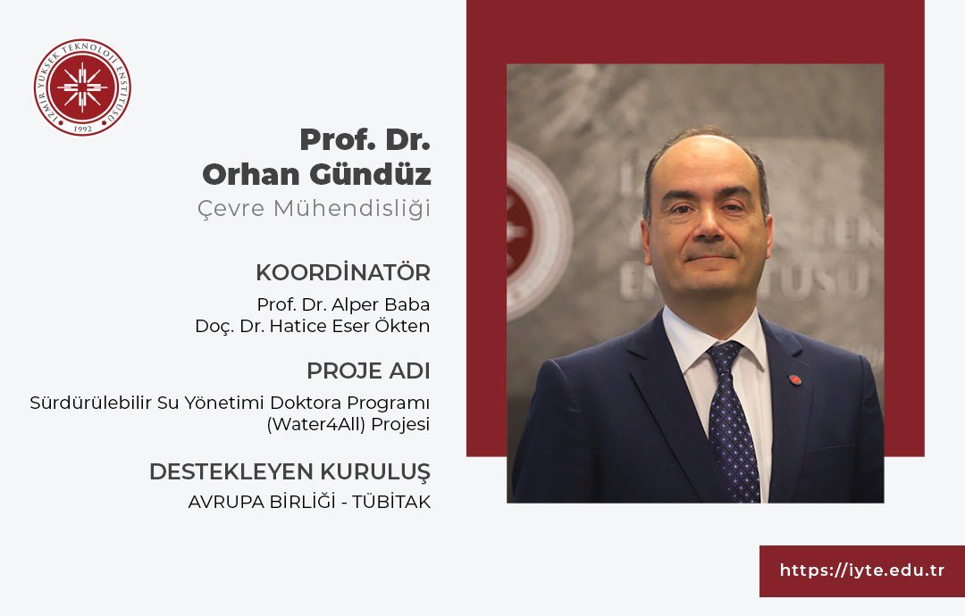 Enstitümüzün, Marie Sklodowska-Curie – COFUND alanında yaptığı proje başvurusu Avrupa Komisyonu tarafından destek alma başarısı elde etti. Toplam bütçesi 4.800.000 Euro olan Sürdürülebilir Su Yönetimi Doktora Programı (Water4All) projesi, Avrupa Birliği ve TÜBİTAK’ın eş