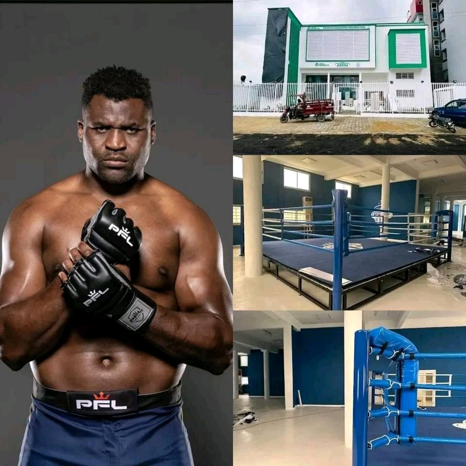 Allow yourself to dream. Then put in the work to make it come true.
Cameroonian PFL boxer Francis Ngannou will unveil his MMA complex in Douala today. 

Is the sign Cameroon film executives needed to produce our own version of Creed?  Let's hope they use it.
#Ngannou
