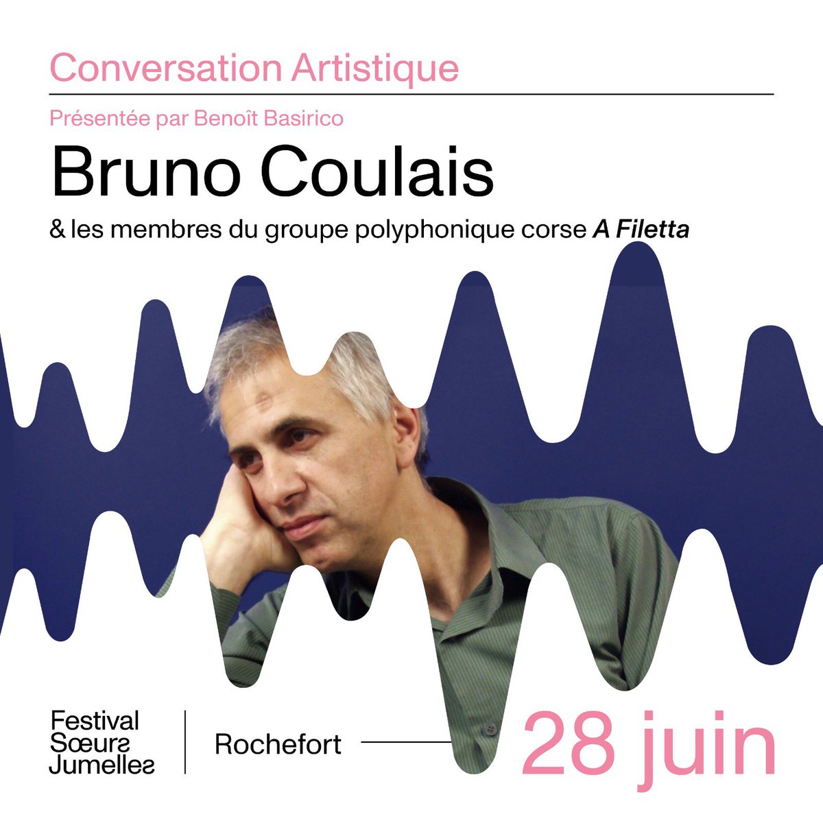 Demain à Rochefort ! <a href="/_soeursjumelles/">Festival Soeurs Jumelles</a> #brunocoulais #festivalsoeursjumelles2023 #larencontremusiqueimage #rochefort
