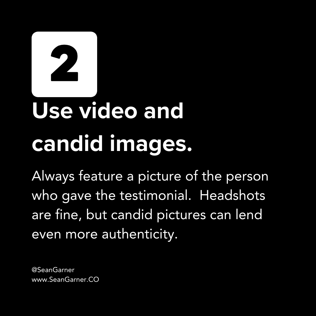 CoachSeanG's tweet photo. Check out the following three strategies to acquire impactful testimonials that enhance the credibility and effectiveness of your marketing efforts. 

#SmallBusinessMarketing #StoryBrand #StoryBrandGuide #MarketingMadeSimple #MarketingTips #MarketingStrategy https://t.co/dMA7Iv5a29