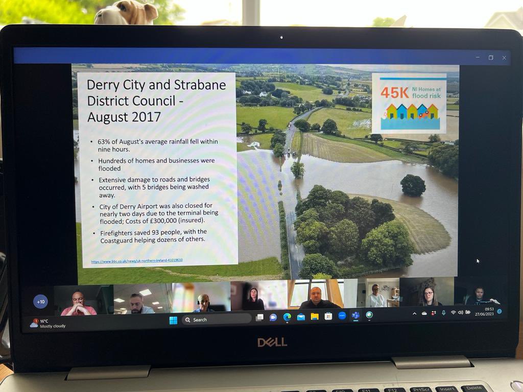 Exciting morning ahead working with colleagues from all business areas across the @nihecommunity in the development of NIHE Climate Adaptation Plan @ClimateNI #adaptation #Sustainability #workingtogether #collaboration