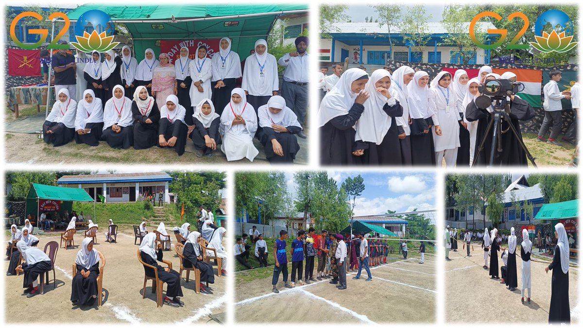 FatimaD75261608's tweet image. &quot;Exciting day at Balhama High School as students from two different schools came together for &apos;A Day with Coy Cdr&apos; event! #CommunityBonding #SportsSpirit&quot;
#Kashmir #IndianArmy
@RadioChinar
@ChinarcorpsIA