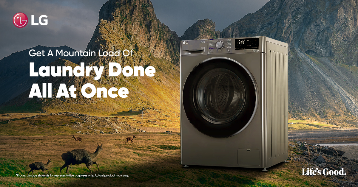 LG India on Twitter "Conquer the laundry mountain with the powerful LG