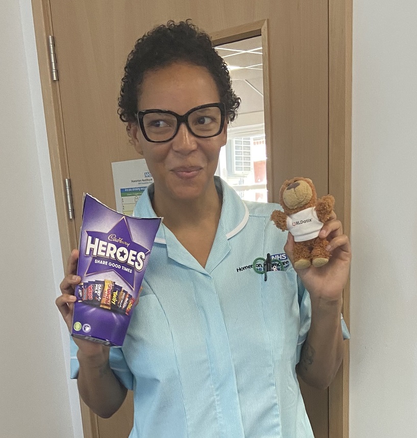 Congratulations to the joint winner of our #LWW2023 quiz, Tia-Elaine Barnes from Fertility Service; new proud carer of a cherished @RLDatix bear! Well done Tia!! @SWSH_Homerton
