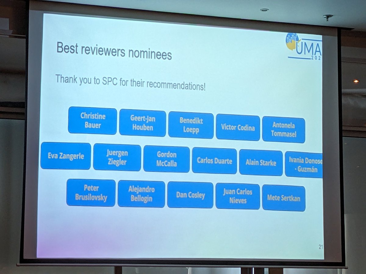 RecSysMare's tweet image. The usual suspects..best revuewers candidates #umap2023