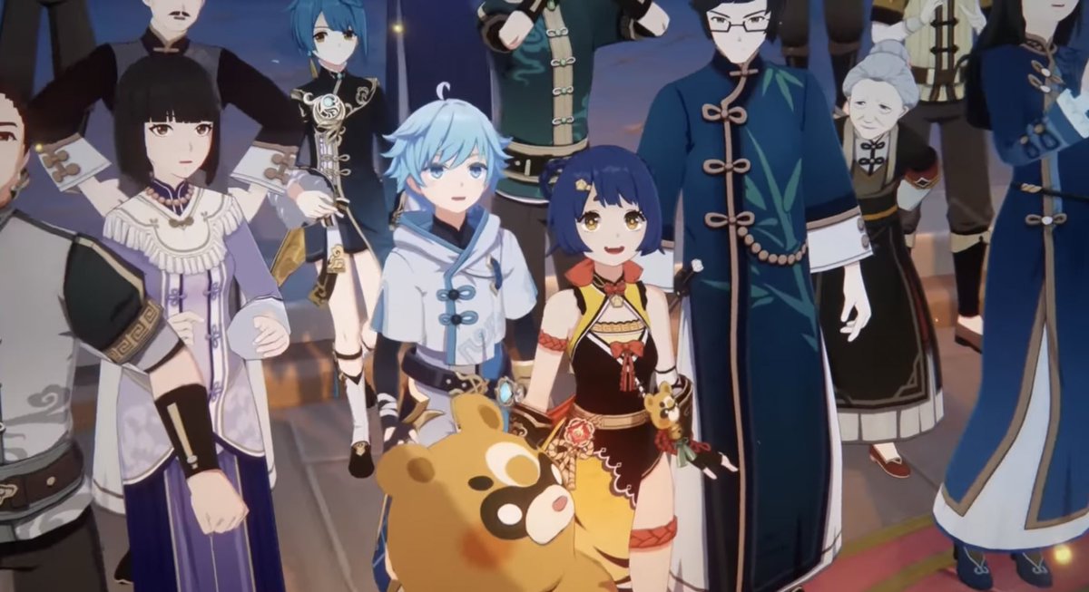LiyueRite's tweet photo. The Lantern Rite is all about togetherness. Ultimately, you're not obligated to bring a company who's in a romantic relationship with you! You can bring your friends, a literal God, your co-workers, and even your disciples! 

Don't be disheartened, Voyagers. https://t.co/QqFf4i7kph